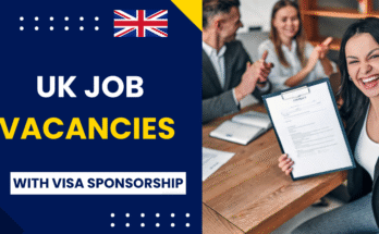 UK Job Vacancies with Visa Sponsorship
