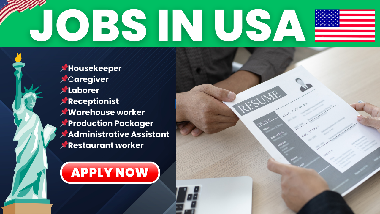 USA Job Vacancy for Foreigners Jobs In Usa With Visa Sponsorship